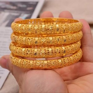 Gold plated bangles